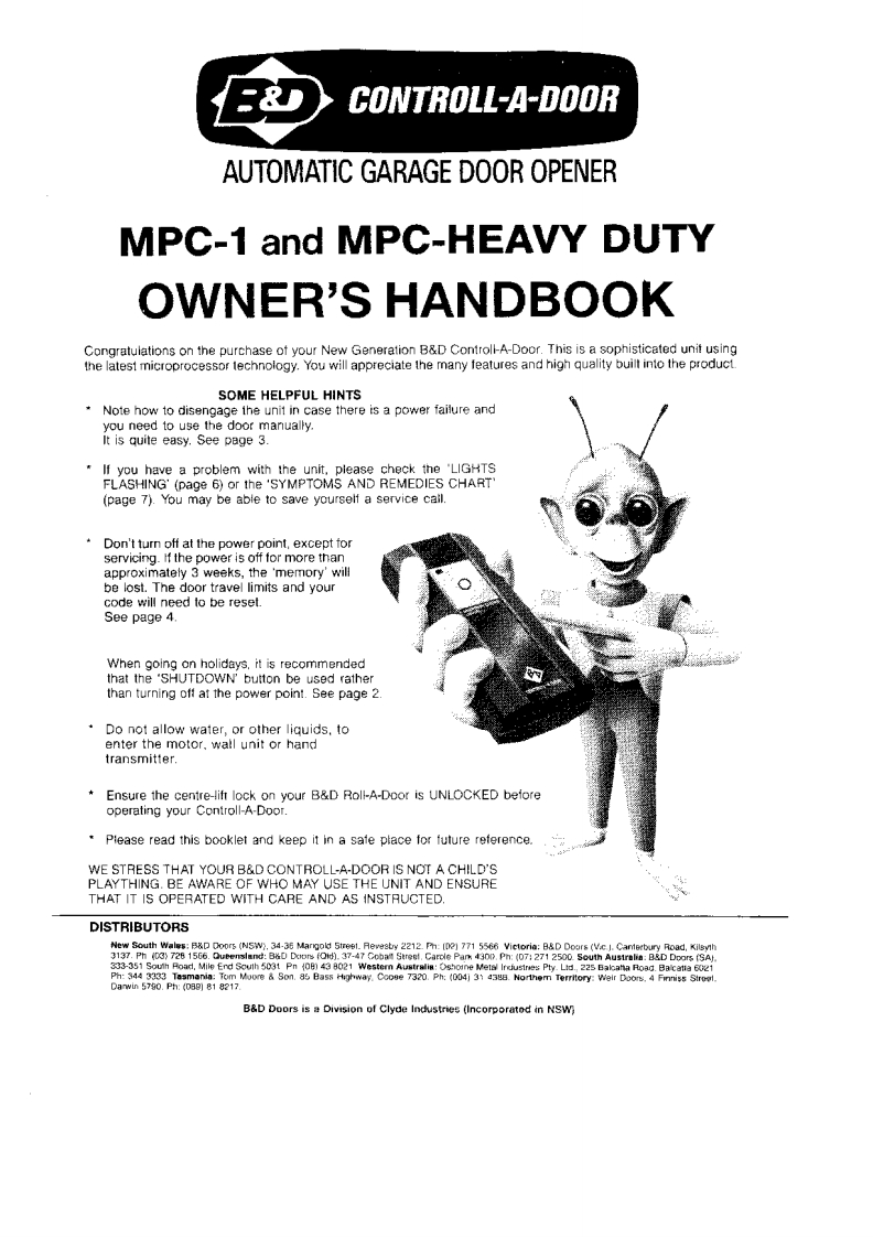 MPC-1-操作说明书手册