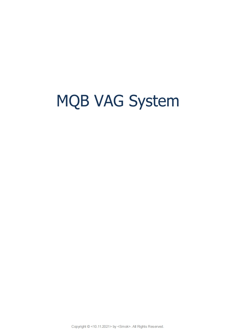 MQBVAGSystem