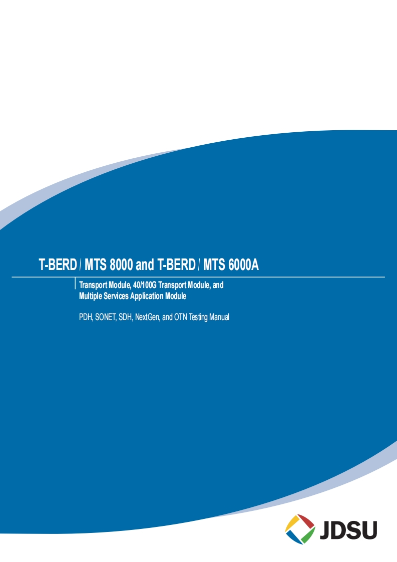 MSAM_Ethernet_PDH_SONET_Testing操作说明书手册