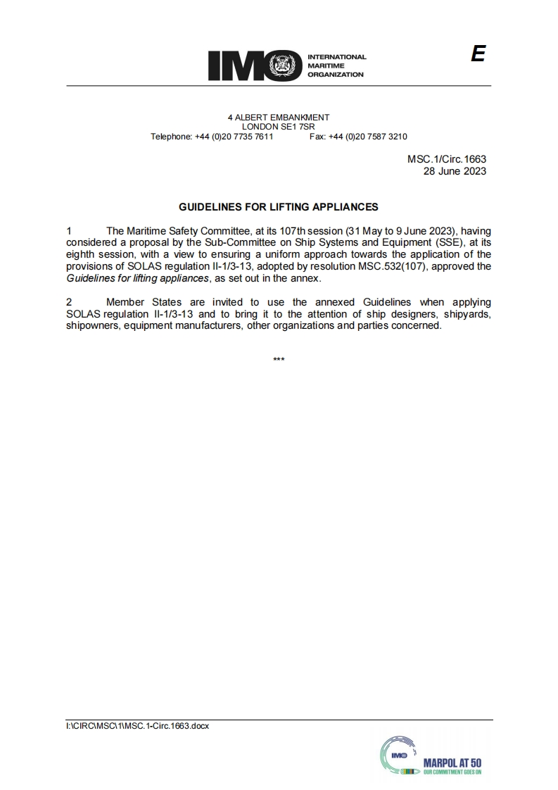 MSC.1-Circ.1663-GuidelinesForLiftingAppliances