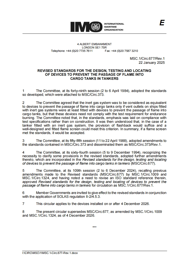 MSC.1-Circ.677-Rev.1