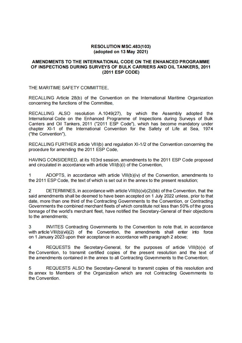 MSC.483(103)-AMENDMENTSTO2011ESPCODE