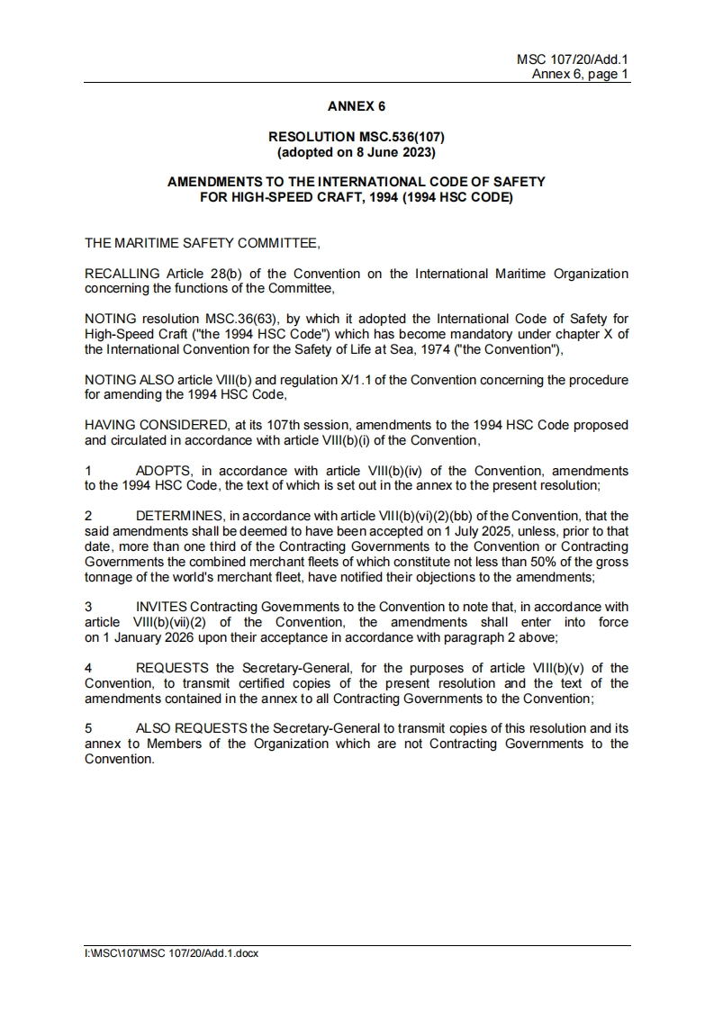 MSC.536(107)-Amendmentstothe1994HSCCode