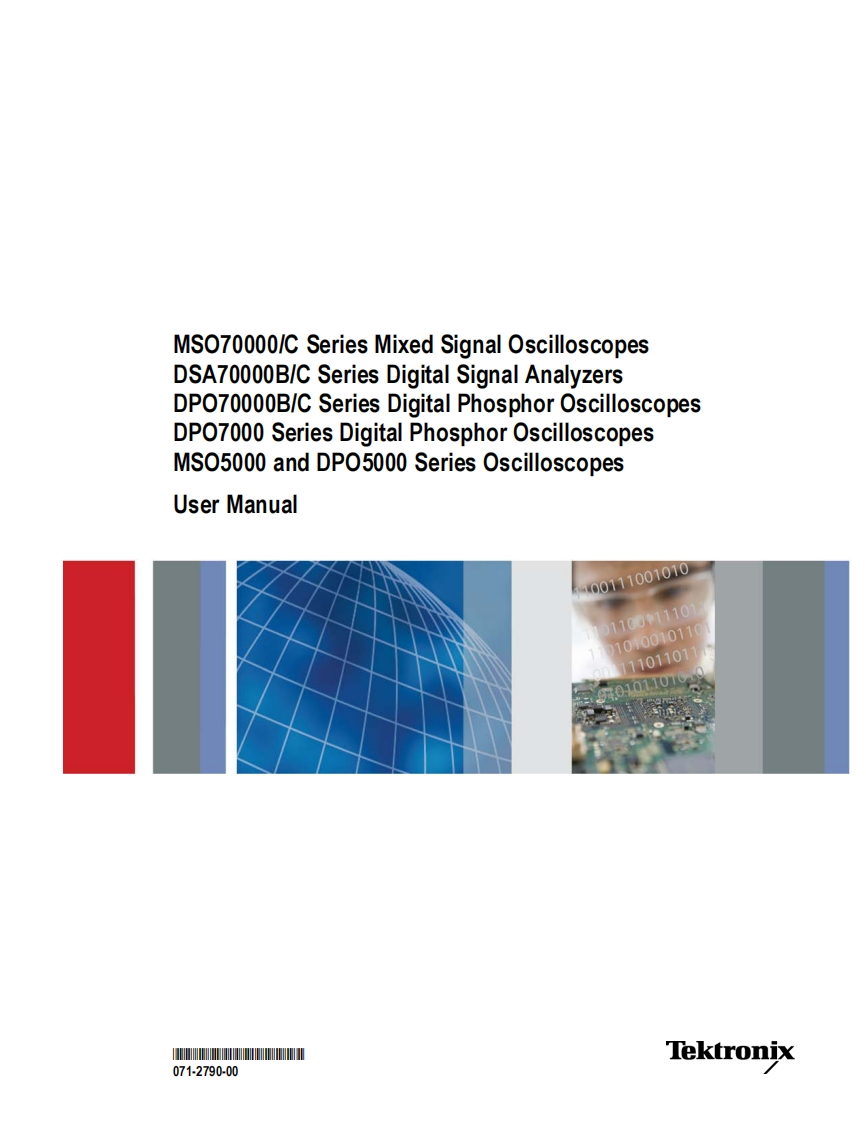 MSO5034--用户使用操作说明书手册