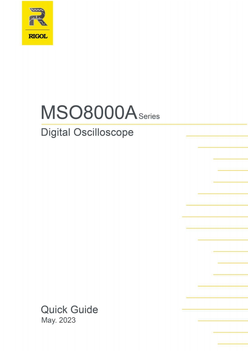 MSO8000A_QuickGuide快速操作说明书手册_EN