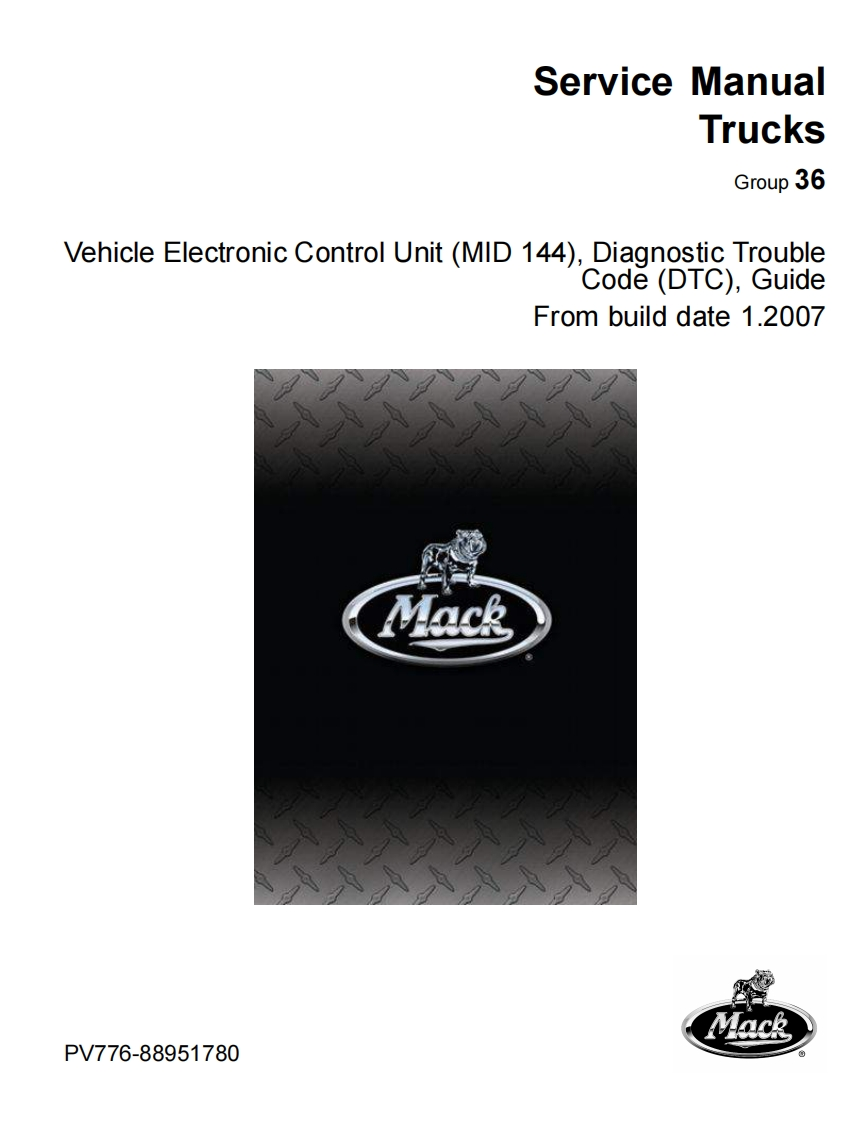 Mack-Trucks-VMAC-IV-MID-144-Fault-Codes-DTC