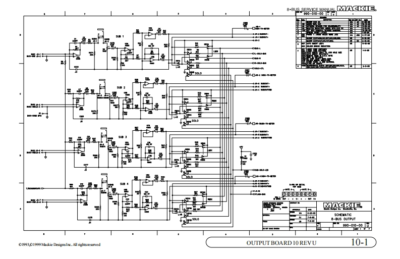 Mackie_8-Bus_Output_(Vol.1)_Schematic电器原理图s