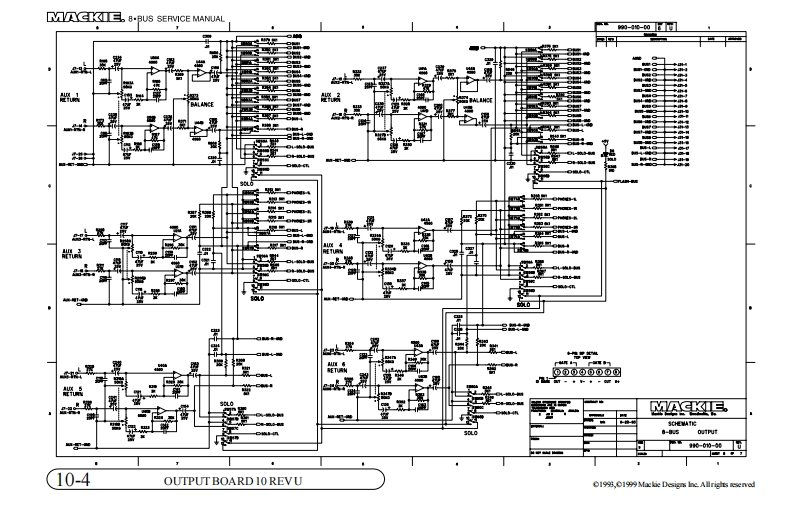 Mackie_8-Bus_Output_(Vol.2)_Schematic电器原理图s