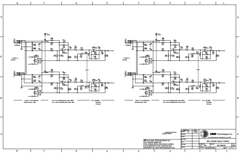 Mackie_Big_Knob_Main_Schematic电器原理图s