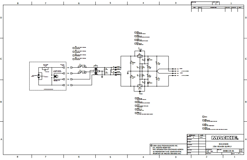 Mackie_Big_Knob_PS_Schematic电器原理图