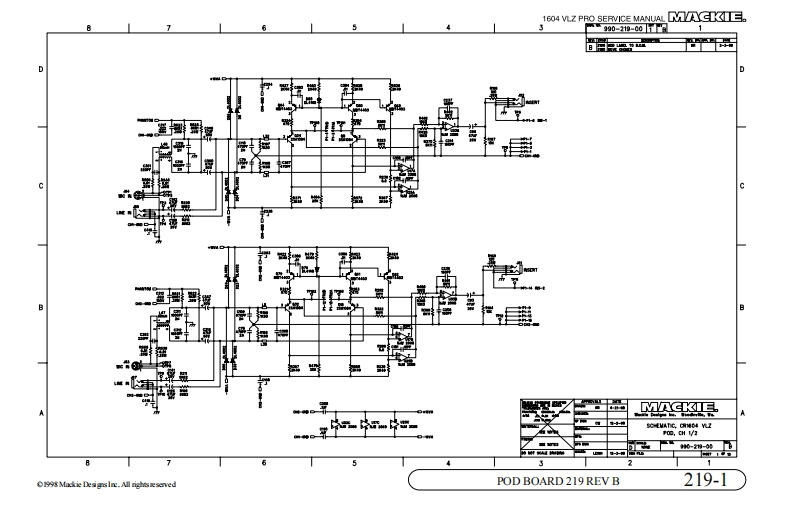 Mackie_CR1604-VLZ_Pro_Schematic电器原理图s