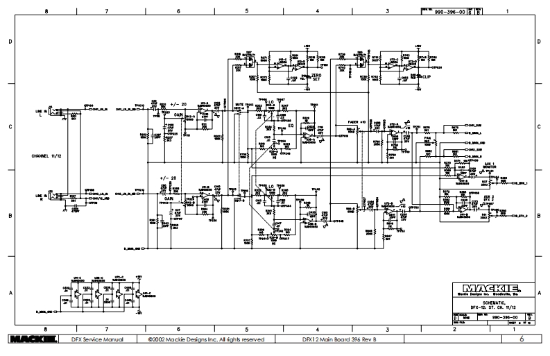Mackie_DFX-12_Main_Schematic电器原理图s
