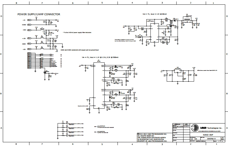 Mackie_DLM_Nano_DSP_Schematic电器原理图s