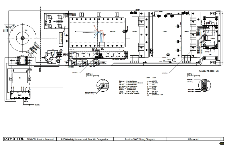 Mackie_Fussion_Power_Supply_Schematic电器原理图s_-_Wiring_Diagram