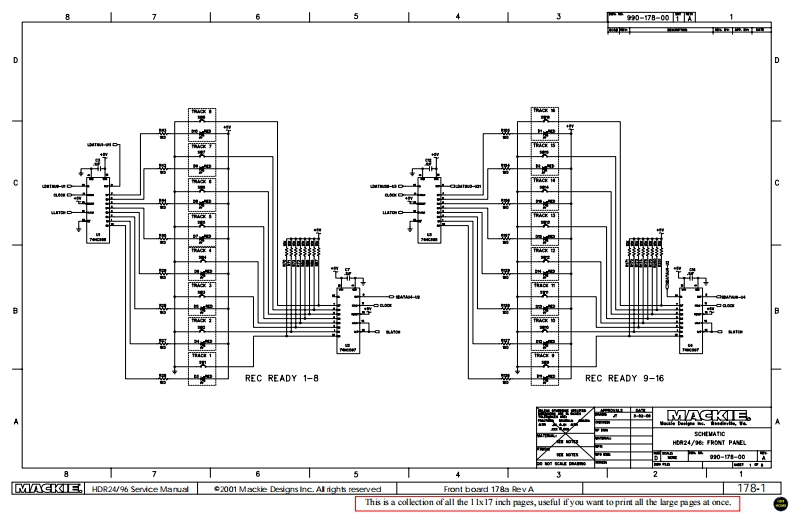 Mackie_HDR24-98_Schematic电器原理图s
