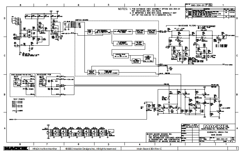 Mackie_HR624_Schematic电器原理图s