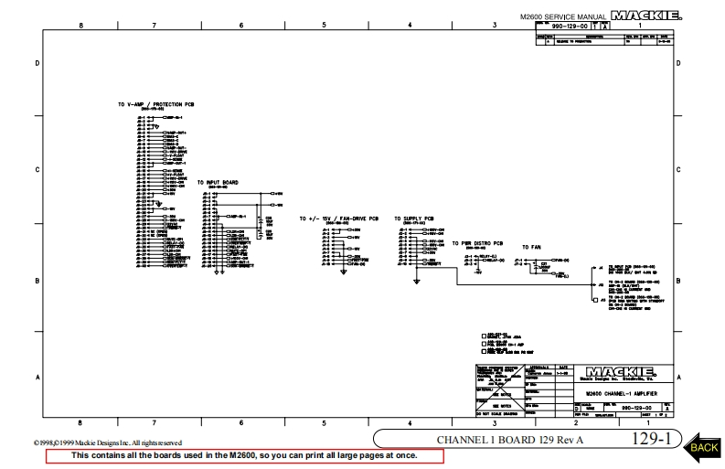 Mackie_M2600_Schematic电器原理图s