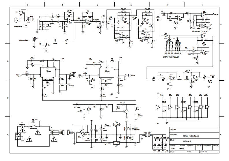 Mackie_MR6_mk3_Schematic电器原理图s