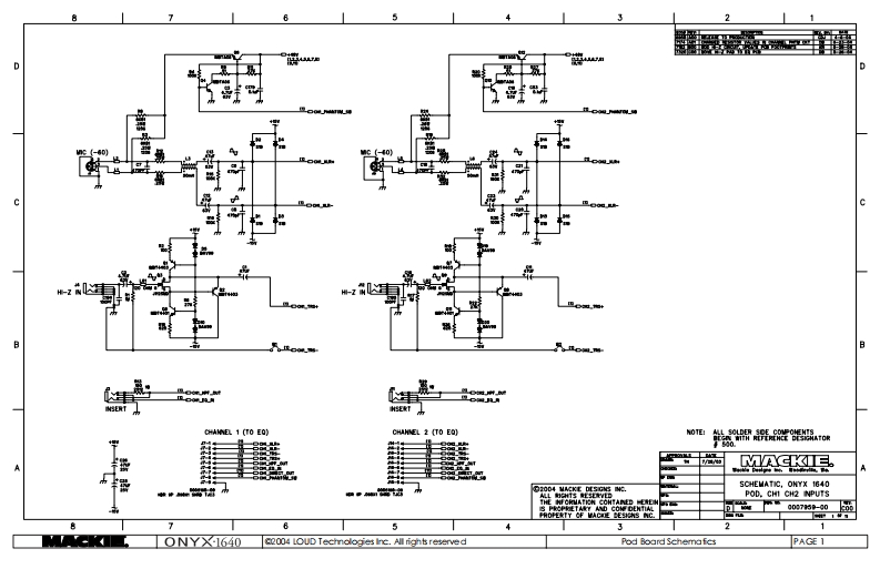 Mackie_Onyx_1640_Pod_Schematic电器原理图s