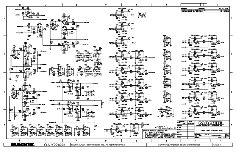 Mackie_Onyx_1640_Sum_Amp_Schematic电器原理图s