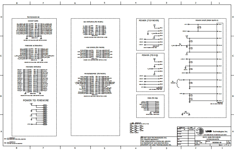 Mackie_Onyx_1640i_Pod_Schematic电器原理图s