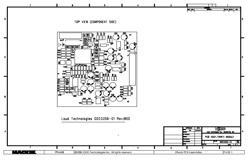 Mackie_PPM608_Effects_Schematic电器原理图