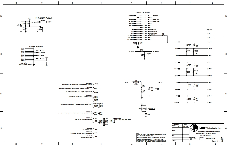 Mackie_ProFX8_Main_Schematic电器原理图s
