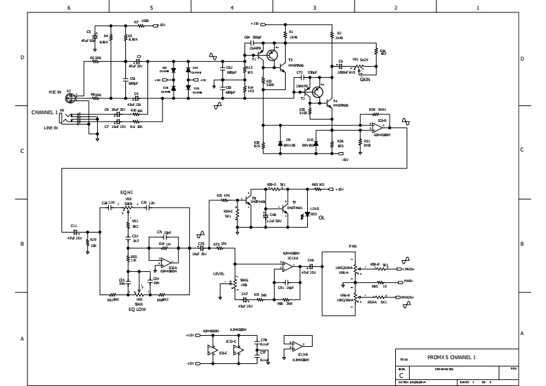 Mackie_Promix_5_Schematic电器原理图s
