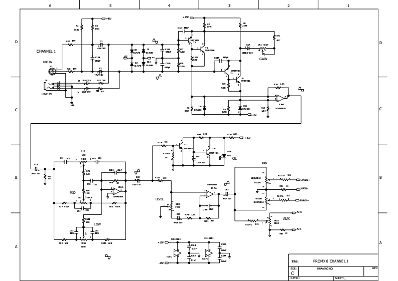 Mackie_Promix_8_Schematic电器原理图s