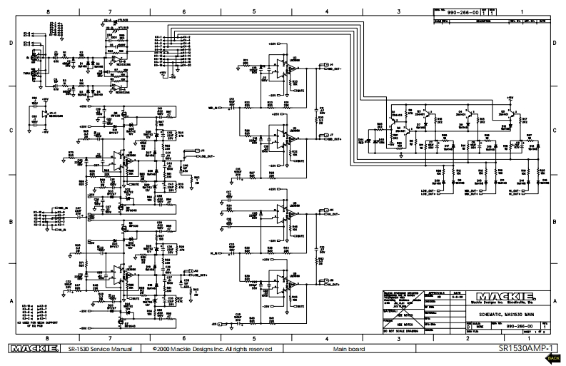 Mackie_SR1530_Schematic电器原理图s