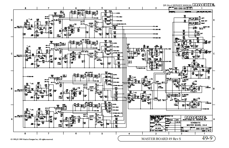 Mackie_SR24.4_Master_(2)_Schematic电器原理图s