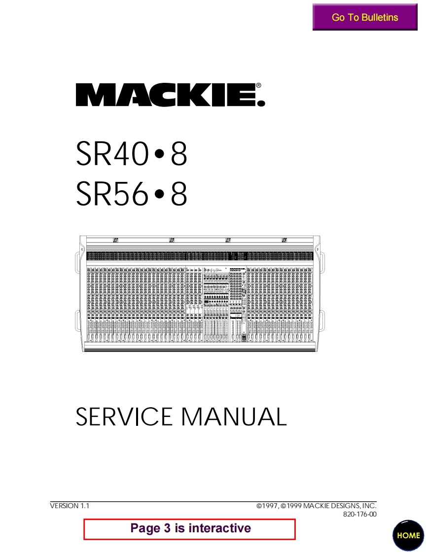 Mackie_SR40-8-_SR56-8_Service_Manual维修服务手册含电器原理图