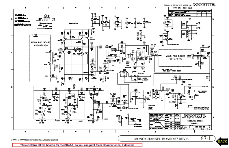 Mackie_SR40-8_Schematic电器原理图s
