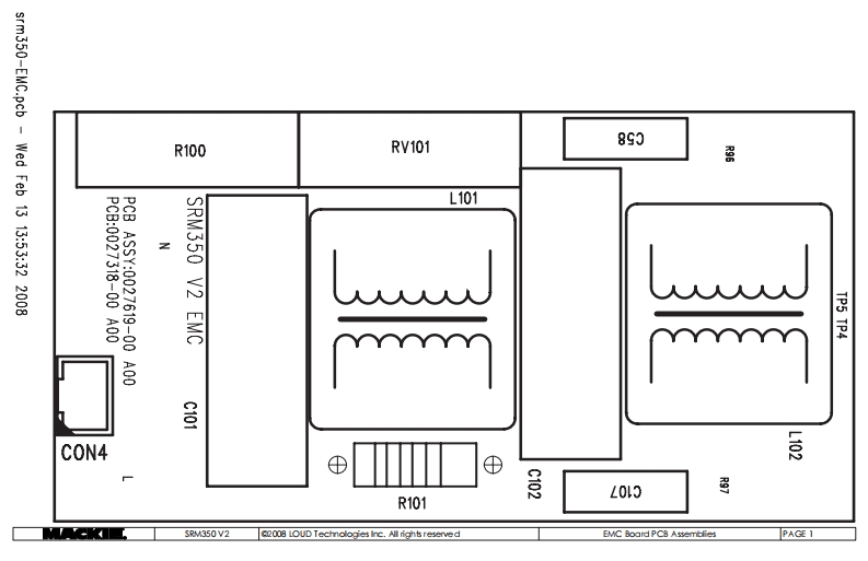 Mackie_SRM350_EMC_Board_Schematic电器原理图