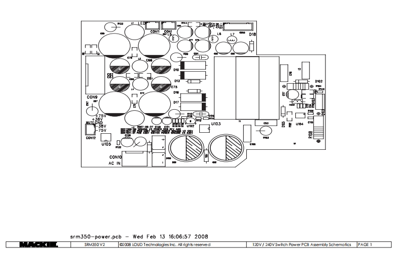 Mackie_SRM350_V2_Power_Supply_Schematic电器原理图s