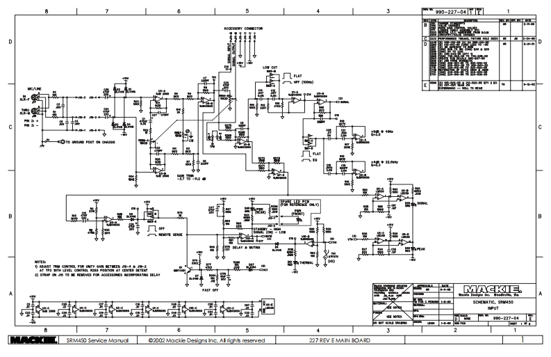 Mackie_SRM450_(Rev.E)_Schematic电器原理图s