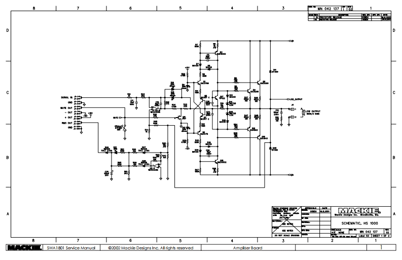 Mackie_SWA1801_(HS1000_Power)_Schematic电器原理图s