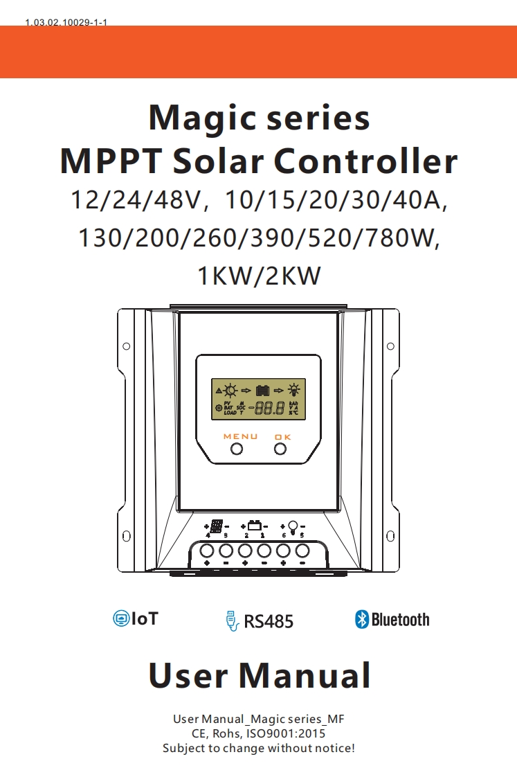 Magic-series-操作说明书手册-MF