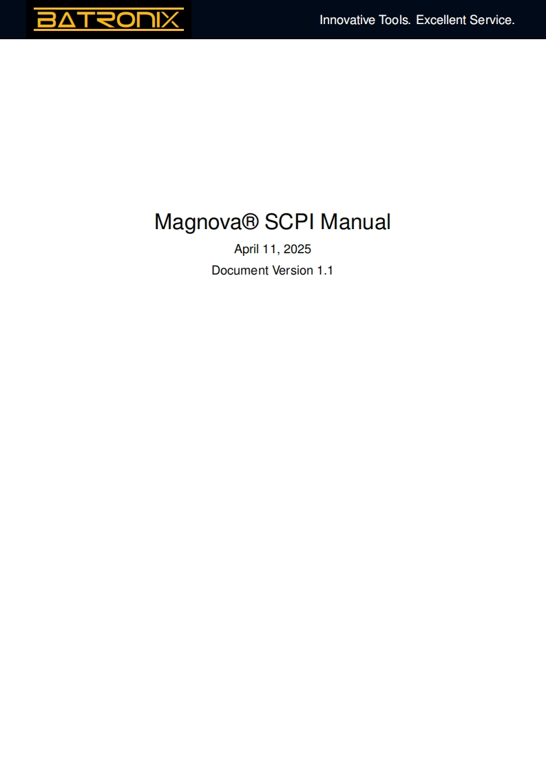 Magnova-SCPI-操作说明书手册-1_1