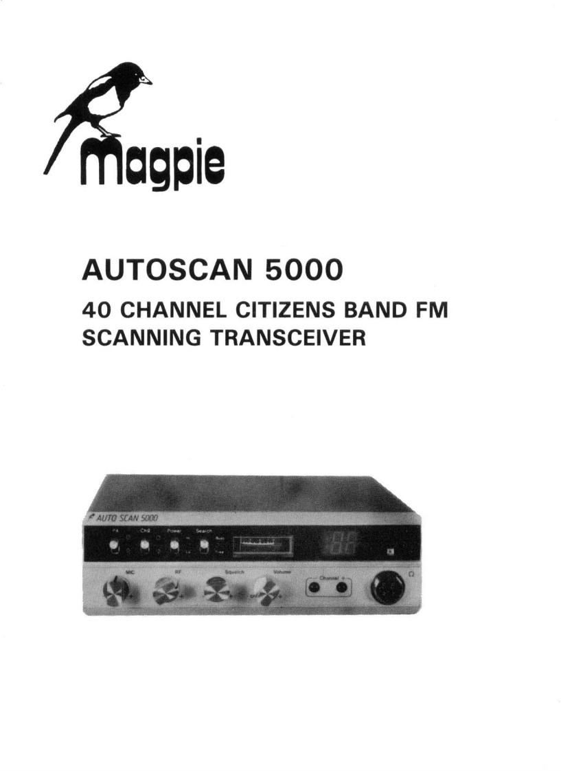 Magpie_Autoscan_5000_(Manual操作说明书手册)