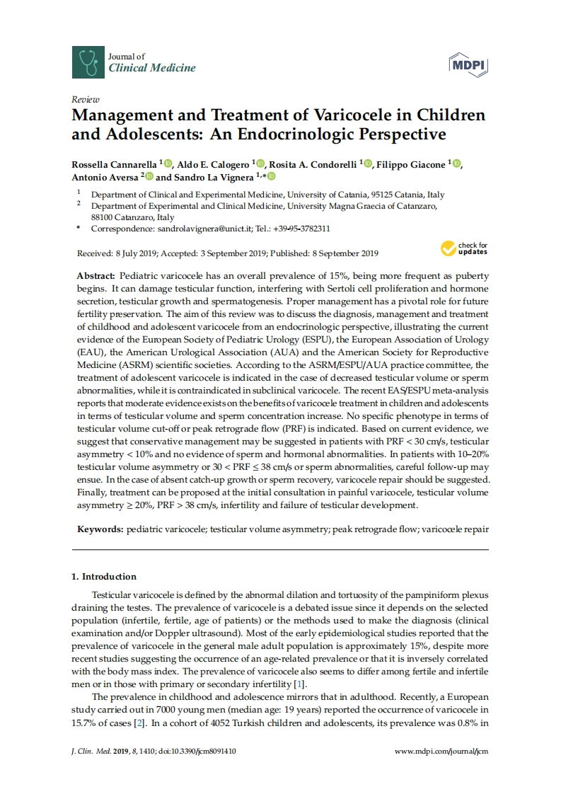Management-and-Treatment-of-Varicocele-in-Children-and-Adolescents-An-Endocrinologic-Perspective
