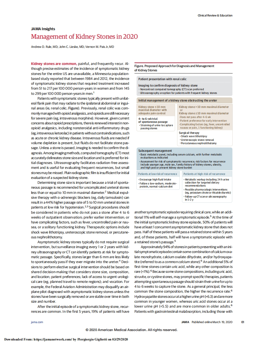 Management-of-Kidney-Stones-in-2020