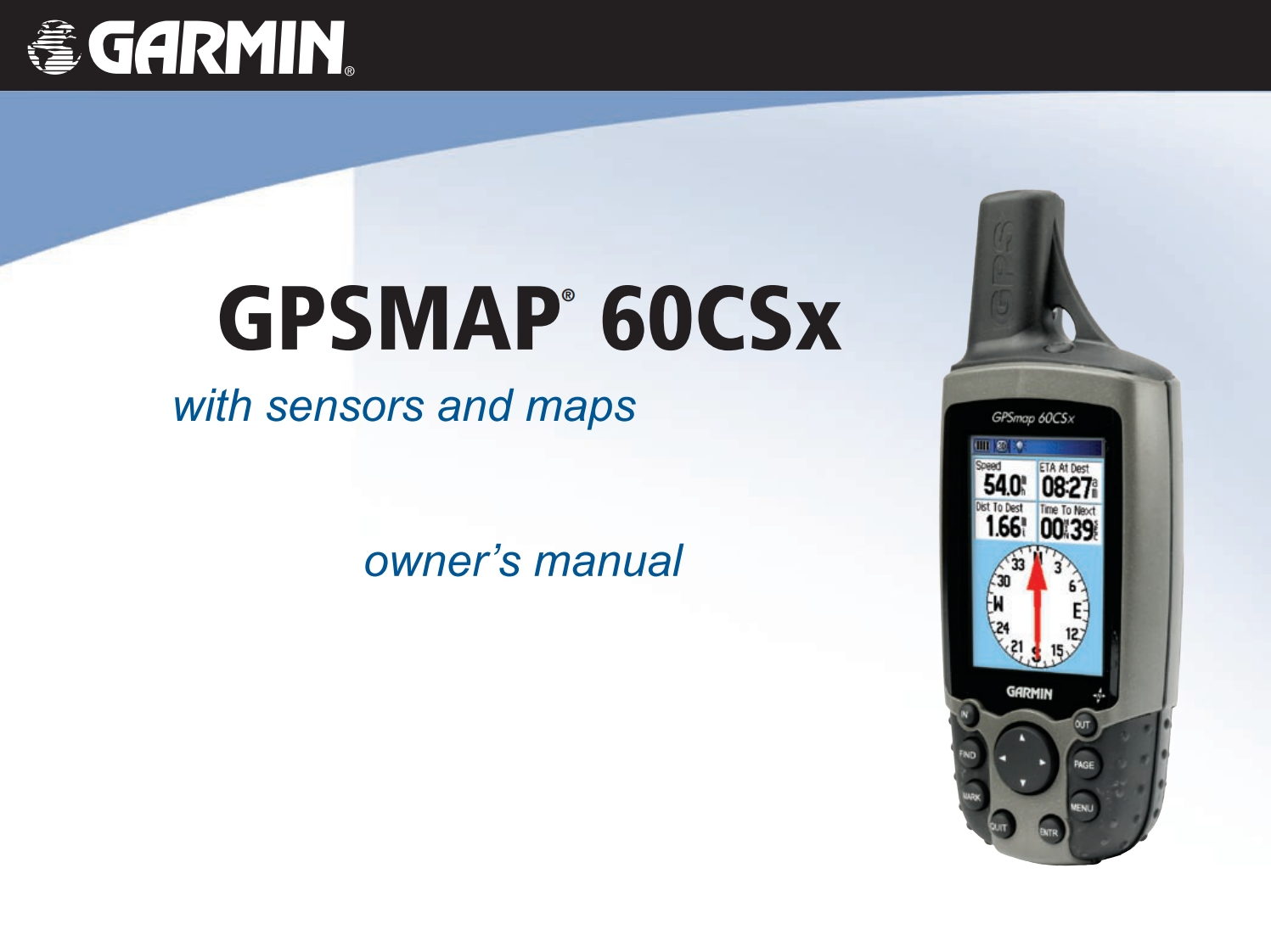 Manual-GPSMAP-60CSx操作说明书手册