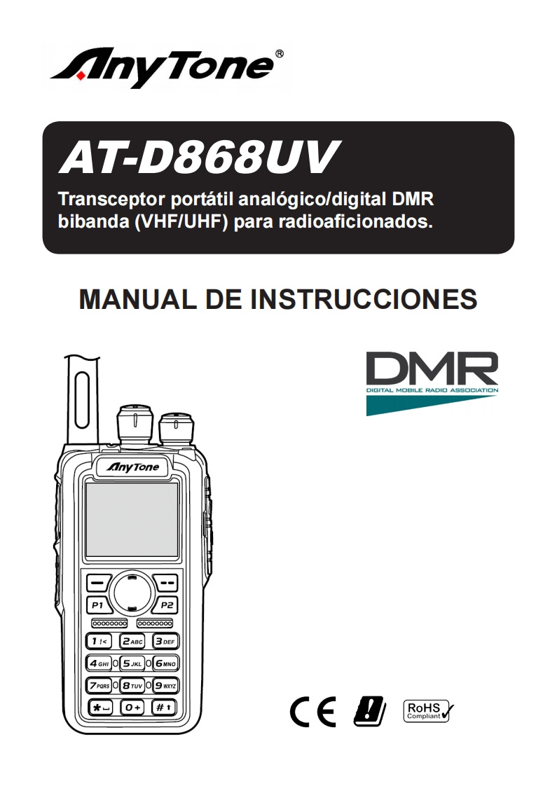 Manual_AT-D868UV_es操作说明书手册