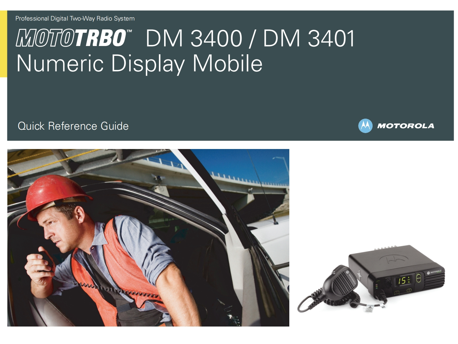 Manual_MOTOROLA_DM3400-DM3401_Multi操作说明书手册