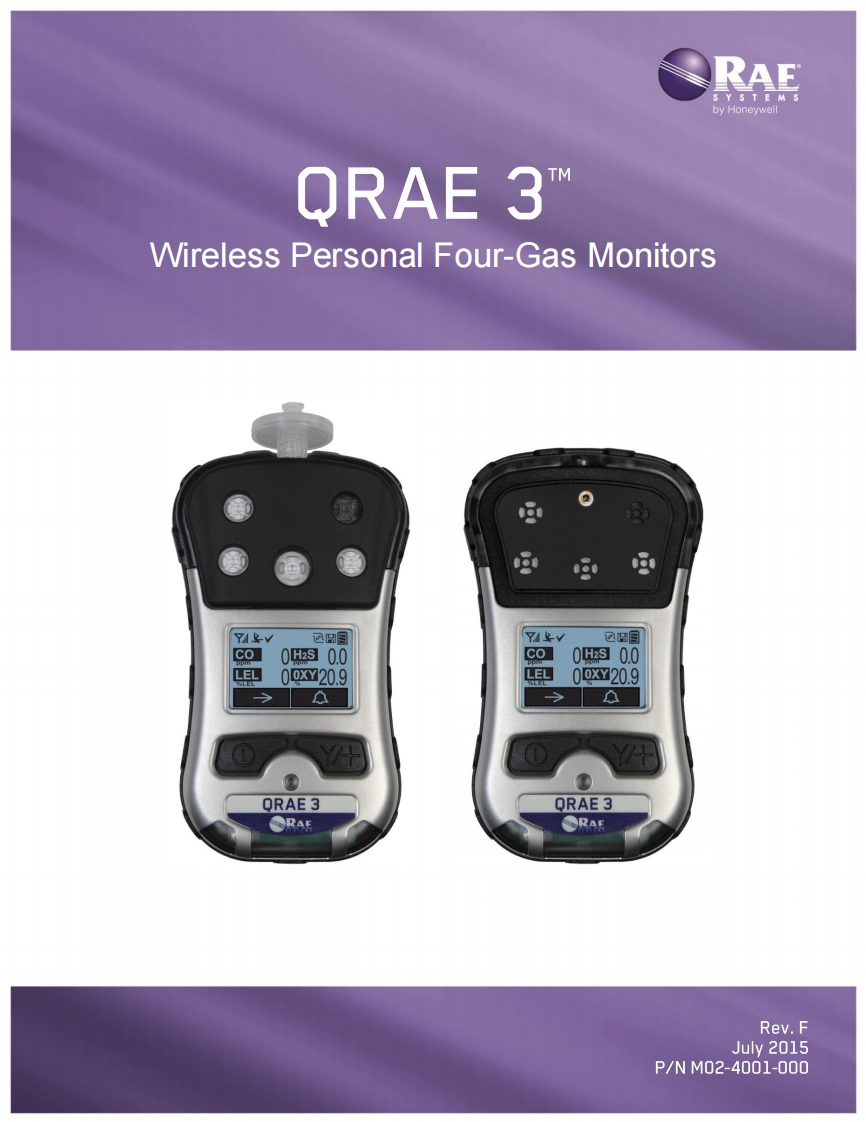 Manual_QRAE3_使用说明书手册_RevF_EN