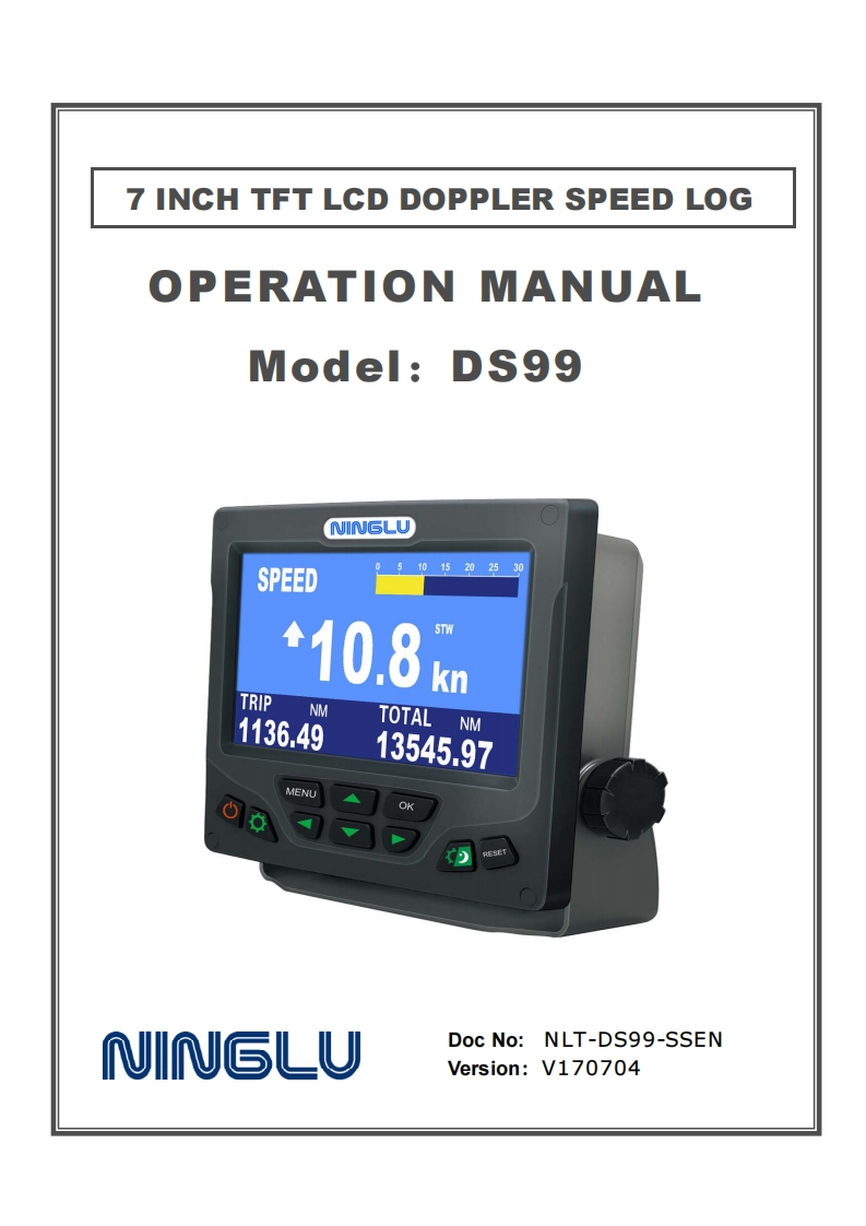 Manual安装操作说明书手册DS99V170704