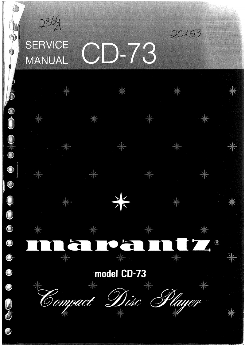 Marantz-CD73-cd-维修手册