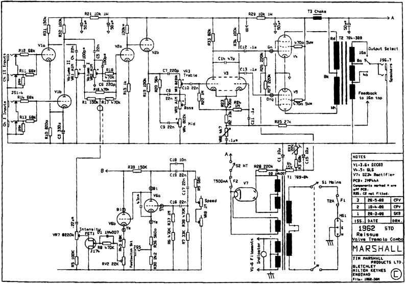 Marshall-Bluesbreaker-Reissue-45W-1962-Schematic