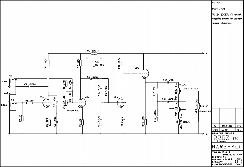 Marshall-JCM800-Lead-Mstvol-100W-2203-Schematic